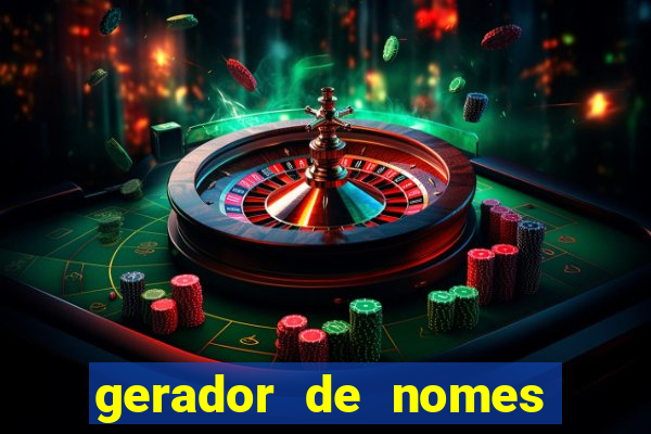 gerador de nomes para jogos
